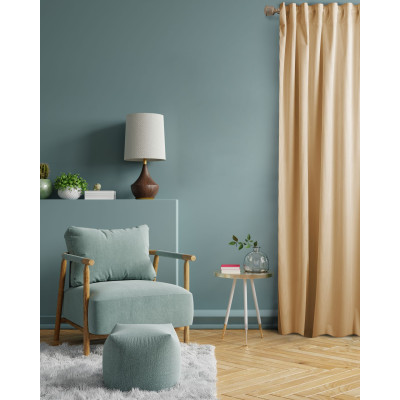 Zasłona z taśmą CASUAL CHIC 140x 270 taupe